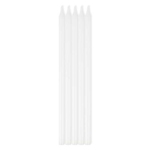 Tall White Party Candles
